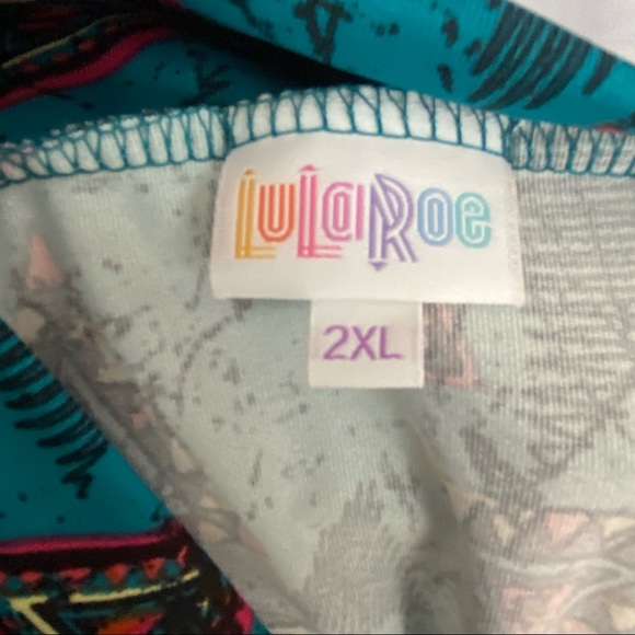 LuLaRoe Azure Skirt 2XL - Picture 3 of 4